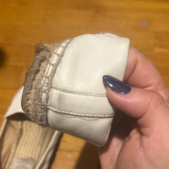 Tory Burch White and Black Espadrille Flats - Picture 16 of 16